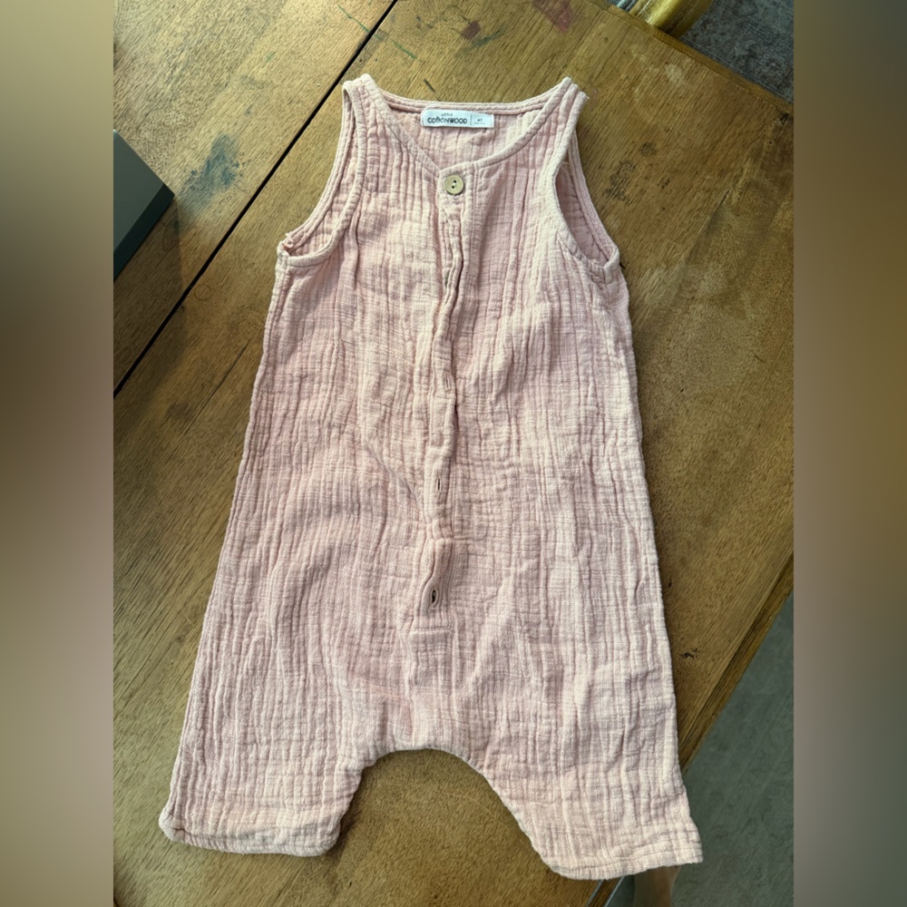 Little Cottonwood Gauze Sleeveless Baby Romper